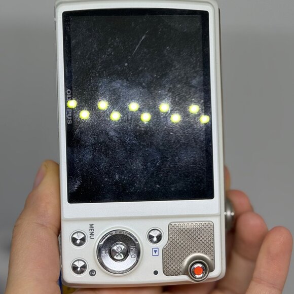 Olympus VR-340 16MP Digital Camera Silver 10x Optical Zoom w/ Box & Manuals - Picture 8 of 10